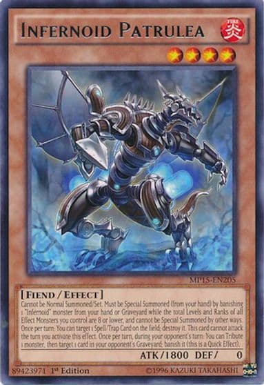 Infernoid Patrulea 2015 Mega-Tins Mega Pack Yu-Gi-Oh! card