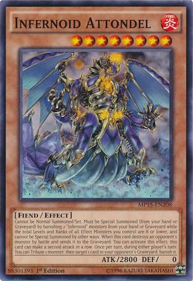 Infernoid Attondel 2015 Mega-Tins Mega Pack Yu-Gi-Oh! card