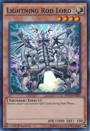 Lightning Rod Lord 2015 Mega-Tins Mega Pack Yu-Gi-Oh! card
