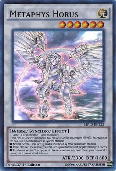 Metaphys Horus 2015 Mega-Tins Mega Pack Yu-Gi-Oh! card
