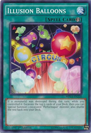 Illusion Balloons 2015 Mega-Tins Mega Pack Yu-Gi-Oh! card
