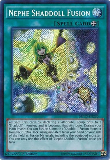 Nephe Shaddoll Fusion 2015 Mega-Tins Mega Pack Yu-Gi-Oh! card