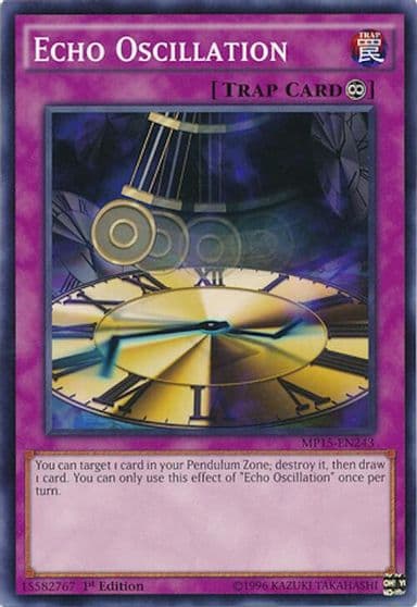 Echo Oscillation 2015 Mega-Tins Mega Pack Yu-Gi-Oh! card