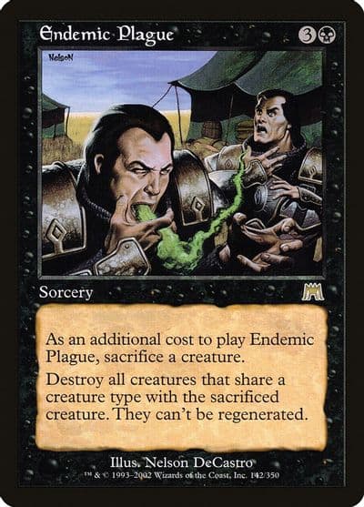 Endemic Plague Onslaught Magic card