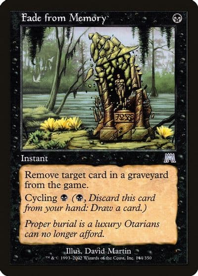 Fade from Memory Onslaught Magic card