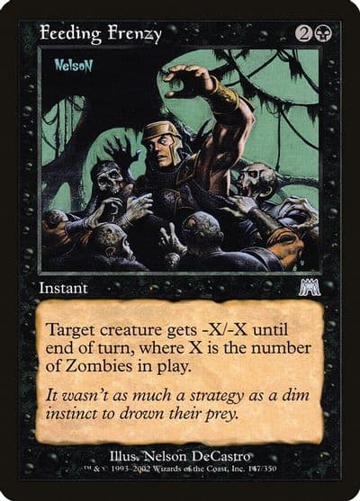Feeding Frenzy Onslaught Magic card