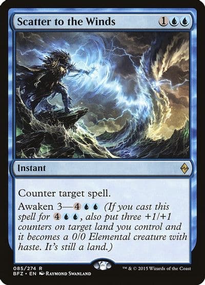 Scatter to the Winds Battle for Zendikar Magic card