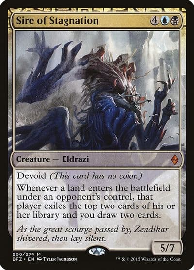 Sire of Stagnation Battle for Zendikar Magic card