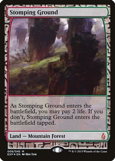 Stomping Ground Zendikar Expeditions Magic card