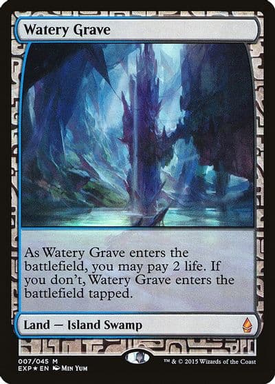 Watery Grave Zendikar Expeditions Magic card