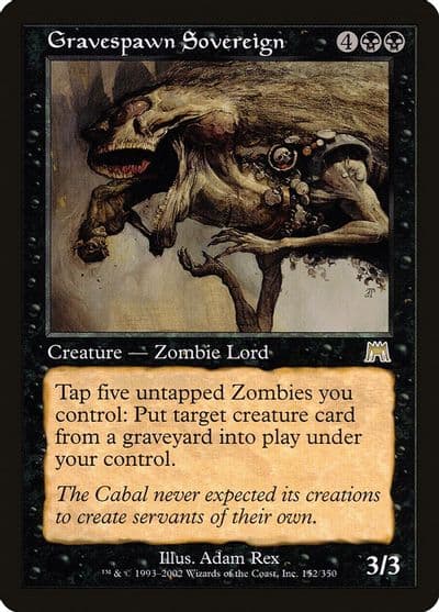 Gravespawn Sovereign Onslaught Magic card