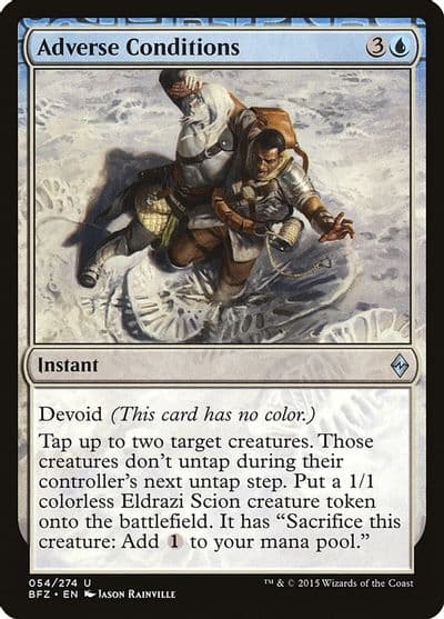 Adverse Conditions Battle for Zendikar Magic card