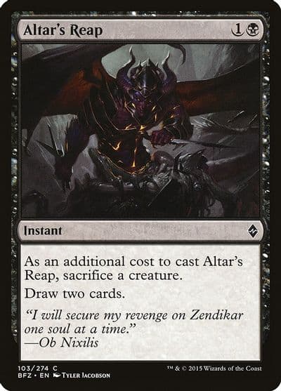 Altars Reap Battle for Zendikar Magic card