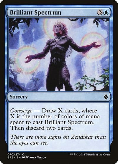 Brilliant Spectrum Battle for Zendikar Magic card