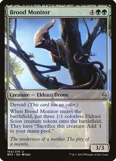 Brood Monitor Battle for Zendikar Magic card