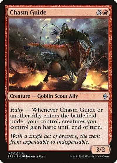 Chasm Guide Battle for Zendikar Magic card