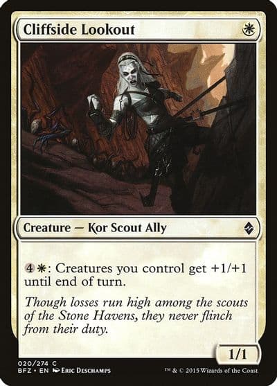 Cliffside Lookout Battle for Zendikar Magic card