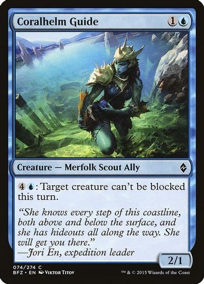 Coralhelm Guide Battle for Zendikar Magic card