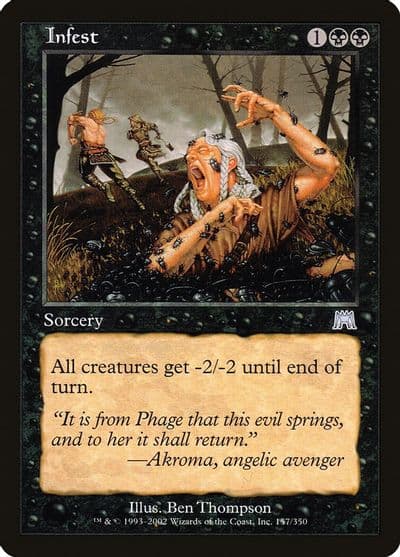 Infest Onslaught Magic card
