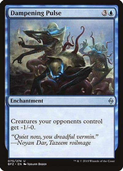 Dampening Pulse Battle for Zendikar Magic card