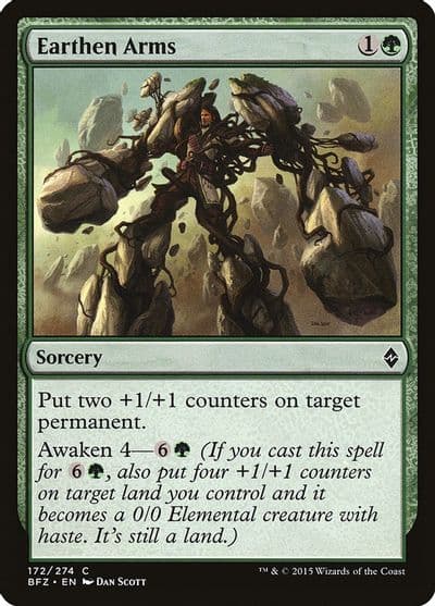 Earthen Arms Battle for Zendikar Magic card