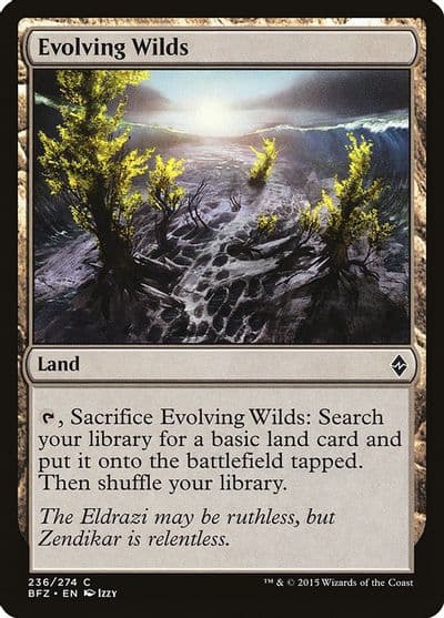 Evolving Wilds Battle for Zendikar Magic card
