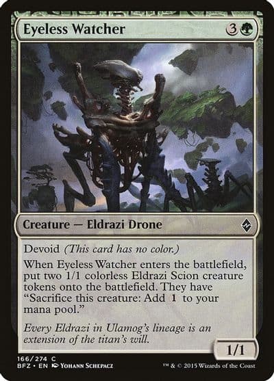 Eyeless Watcher Battle for Zendikar Magic card