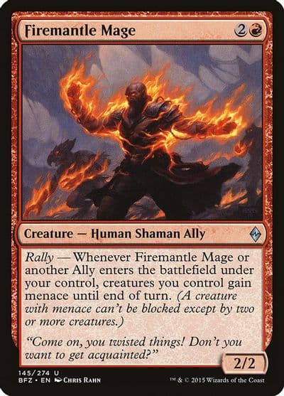 Firemantle Mage Battle for Zendikar Magic card