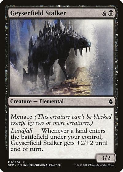 Geyserfield Stalker Battle for Zendikar Magic card