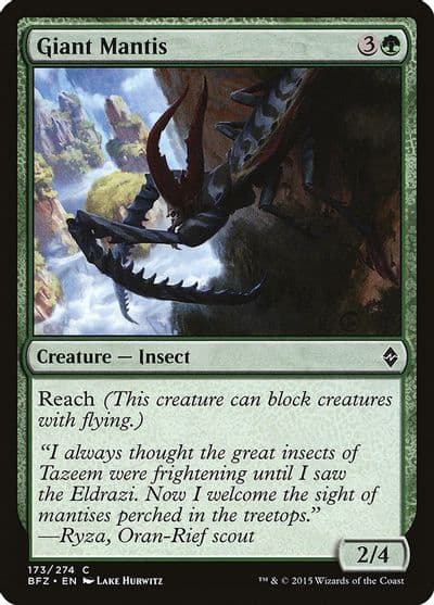 Giant Mantis Battle for Zendikar Magic card