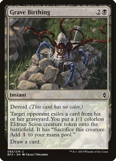 Grave Birthing Battle for Zendikar Magic card