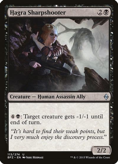 Hagra Sharpshooter Battle for Zendikar Magic card