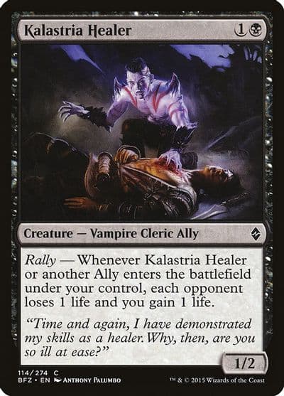 Kalastria Healer Battle for Zendikar Magic card