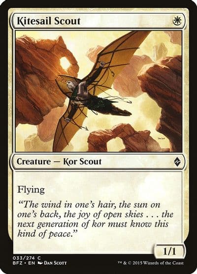 Kitesail Scout Battle for Zendikar Magic card
