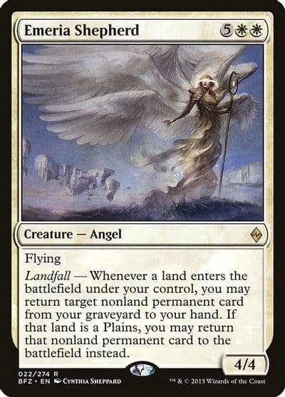 Emeria Shepherd Battle for Zendikar Magic card