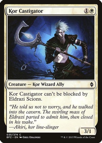 Kor Castigator Battle for Zendikar Magic card