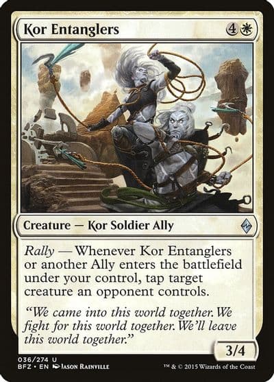Kor Entanglers Battle for Zendikar Magic card