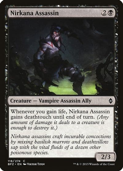 Nirkana Assassin Battle for Zendikar Magic card