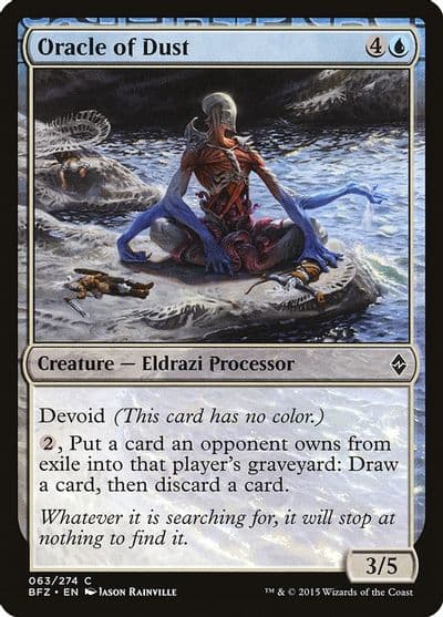 Oracle of Dust Battle for Zendikar Magic card