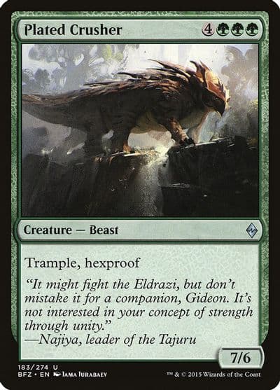 Plated Crusher Battle for Zendikar Magic card