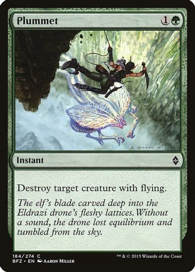 Plummet Battle for Zendikar Magic card