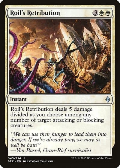 Roils Retribution Battle for Zendikar Magic card