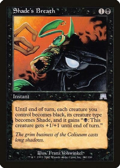 Shades Breath Onslaught Magic card