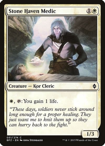 Stone Haven Medic Battle for Zendikar Magic card