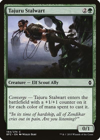 Tajuru Stalwart Battle for Zendikar Magic card