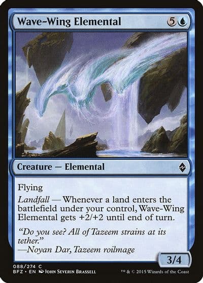 Wave Wing Elemental Battle for Zendikar Magic card