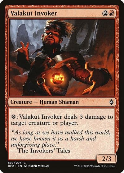 Valakut Invoker Battle for Zendikar Magic card