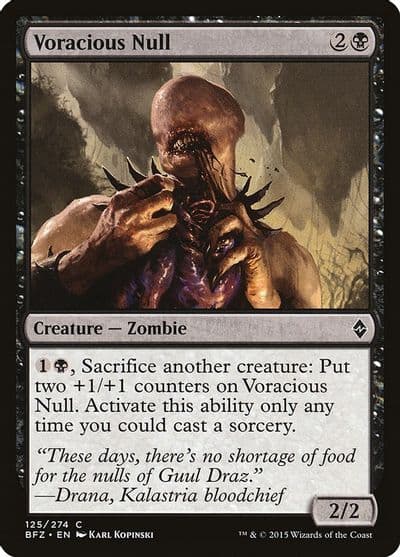 Voracious Null Battle for Zendikar Magic card