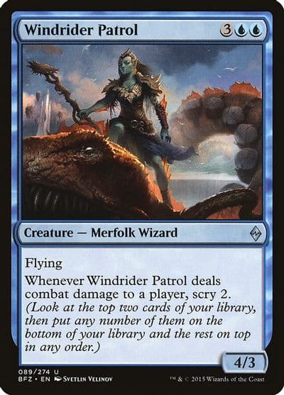Windrider Patrol Battle for Zendikar Magic card