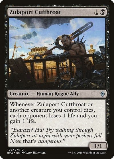 Zulaport Cutthroat Battle for Zendikar Magic card